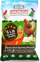 5 LBS- 100% Non-Gmo Dried Mealworms - Large Meal Wor - £46.46 GBP