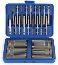 50 Pack Screwdriver Bit Set, 3 In Security Bit Set Extra Long Magnetic D - £67.93 GBP