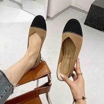 Flat Shoes Women Round Toe Single Shoes Weave Egg Roll Shoes Spring Autumn Comfo - £30.32 GBP