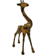 VTG La Vie Ceramic Patchwork Safari Giraffe Figurine 13.75 x 8 inches - EUC - $57.07
