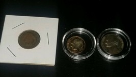 1907 Indian Head Penny - 1943 P Nickel  -  1959 Dime - £10.98 GBP