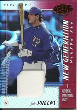 2002 Leaf Certified Materials Mirror Red Josh Phelps 192 Blue Jays 135/150 - £3.14 GBP