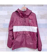 Texas A&amp;M University Windbreaker Hoodie Jacket Red Pouch Pocket VTG Mens... - $59.39