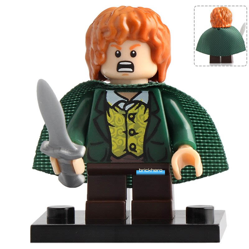 Merry The Hobbit Lord of the Rings Lego Compatible Minifigure Brick Toys Gift