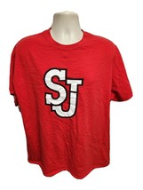 St Johns University New York Presbyterian Queens Adult Red XL TShirt - £14.09 GBP