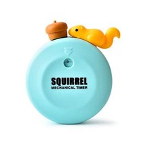 Cute Squirrel Machinery Timers 60 Minutes Mechanical Kitchen Cooking Tim... - £7.88 GBP