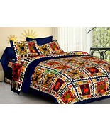 Traditional Jaipur Cotton Printed Duvet Cover for Adult/Kids Room, Sanga... - $41.99