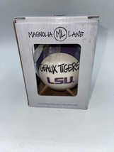  Magnolia Lane Ceramic LSU Tigers Christmas Ornament New In Box. - £16.35 GBP