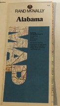 Alabama Travel Map Fold Out Brochure Booklet Ephemera M6 - $7.91