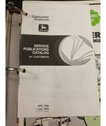 vintage 1979 John Deere Service Publications Catalog - €5,02 EUR