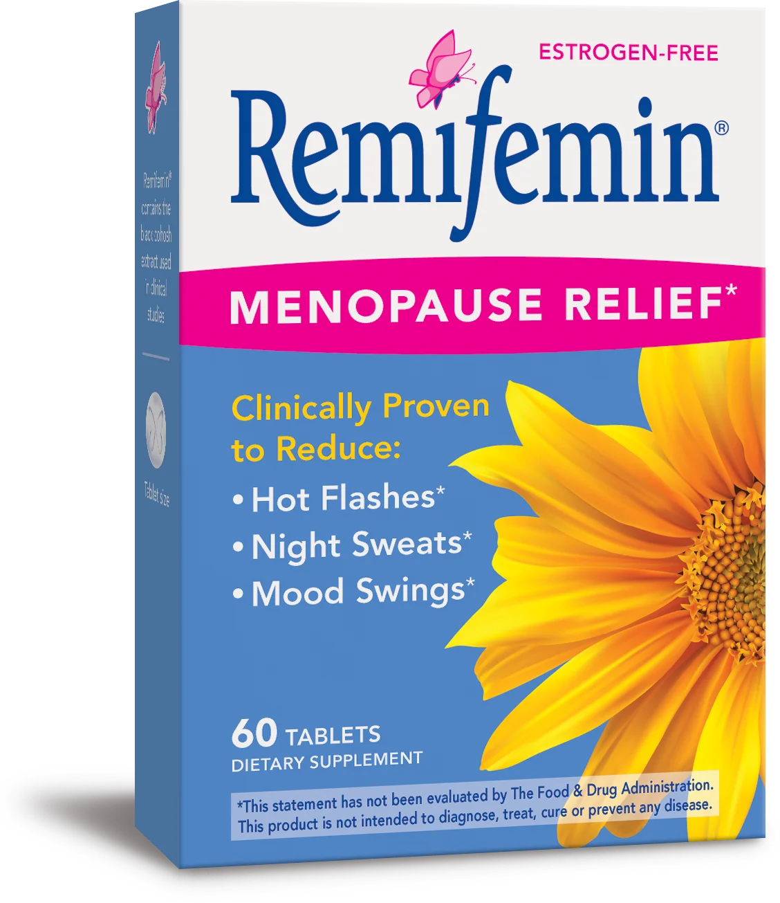 2 PACK Remifemin 60 tabs- Menopause  Sweating Hot Flashes - $75.09