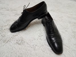 VTG Allen Edmonds Strand 6115 Leather Cap Toe Oxford Dress Shoe SZ 12B Made USA - £50.59 GBP