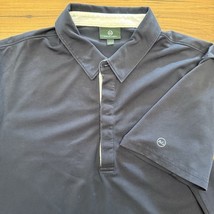 AG Jeans Green Label Men’s XL Navy Short Sleeve Polo Preppy Golf Casual ... - $26.56