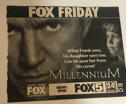 Millennium TV guide Print Ad Lance Henriksen Megan Gallagher Tpa2 - $5.93