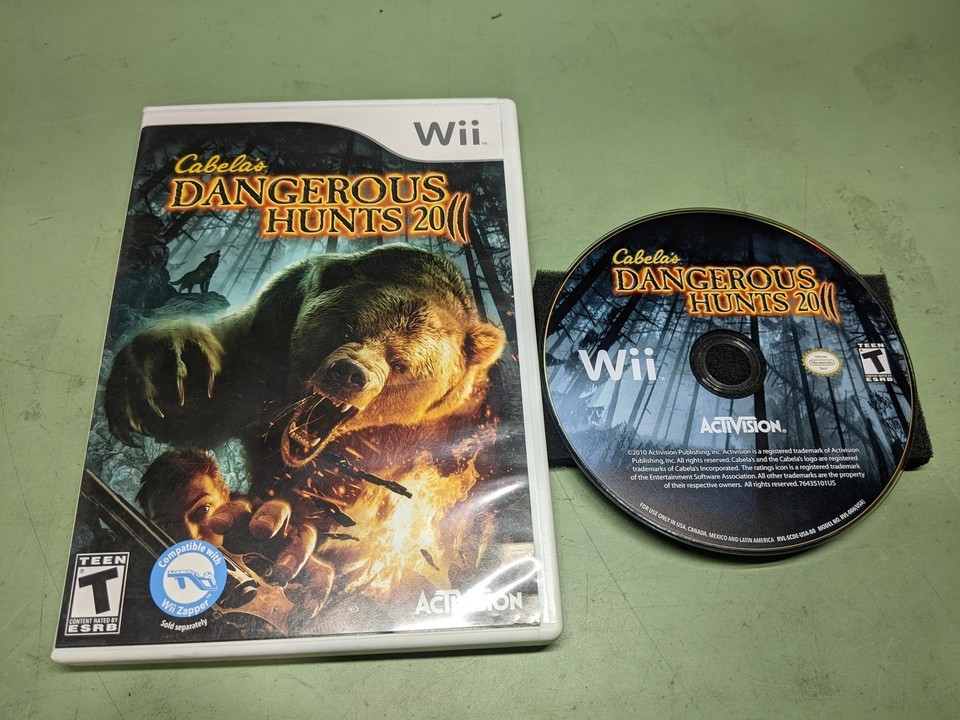 Cabela&#39;s Dangerous Hunts 2011 Nintendo Wii Disk and Case - $5.70