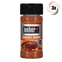 3x Shakers Weber Gourmet Burger Flavor Seasoning | 2.75oz | Gluten &amp; MSG Free - £14.05 GBP