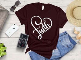 Christian T Shirt. Christian Gift. Faith Woman Shirt. Faith Adult Shirt.... - $15.95+