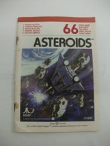 Asteroids 66 Atari CX2649 Vintage Video Game Booklet Manual ONLY - £6.27 GBP