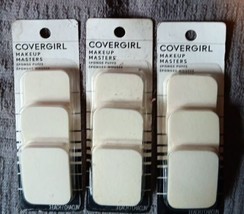 3 Pks CoverGirl Makeup Masters Sponge Puffs, 12 Ct In Bag NO PKG (K13) - £12.62 GBP
