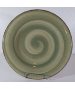 HAUSENWARE GREEN SWIRL TWIST Pattern Retired SALAD PLATE Replacement 9&quot; -6 - $230.34 MXN