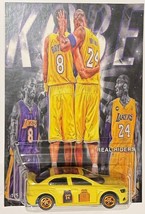 &#39;80 Lancer Evolution CUSTOM Hot Wheels Lakers&#39; Kobe Bryant w/Real Riders - £74.38 GBP