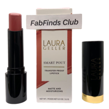 Laura Geller Smart Pout Transfer-Proof Lipstick *Clever* Matte Moisturizing - £11.10 GBP