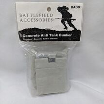 Battlefield Accessories Concrete Anti Tank Bunker Wargame Terrain - $11.22