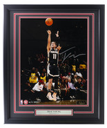 Trae Young Signed Framed Atlanta Hawks 16x20 Basketball Jumper Photo Panini - £255.11 GBP
