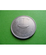 Irish Millennium One Pound Commemorative Coin Ireland 2000 £1 Harp Boat - $8.50