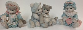 Enesco Vintage Calico Kittens Cat Figurine Set of 3 Friendship - £21.74 GBP