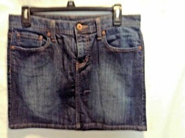 Gap Womens Sz 7 Jean Denim Skirt Stretch Blue - $150.76 MXN