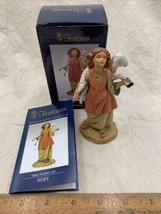 Fontanini 2019 Sofi Girl Heirloom Nativity Figure Italy Christmas Decor 57115 5&quot; - £18.62 GBP
