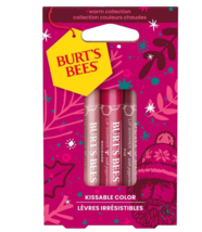 Burt&#39;s Bees Kissable Color Holiday Gift Set, Warm Collection, Lip Shimmers 3.0ea - £26.31 GBP