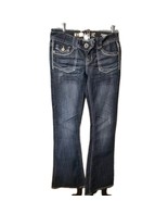 Hydraulic Jeans Metro Slim Boot Women Size 3/4  Blue Stretch Casual - €14,21 EUR