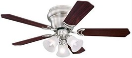 Ciata Lighting 42 Inch Contempra Trio Brushed Nickel Indoor Ceiling Fan With - £135.08 GBP