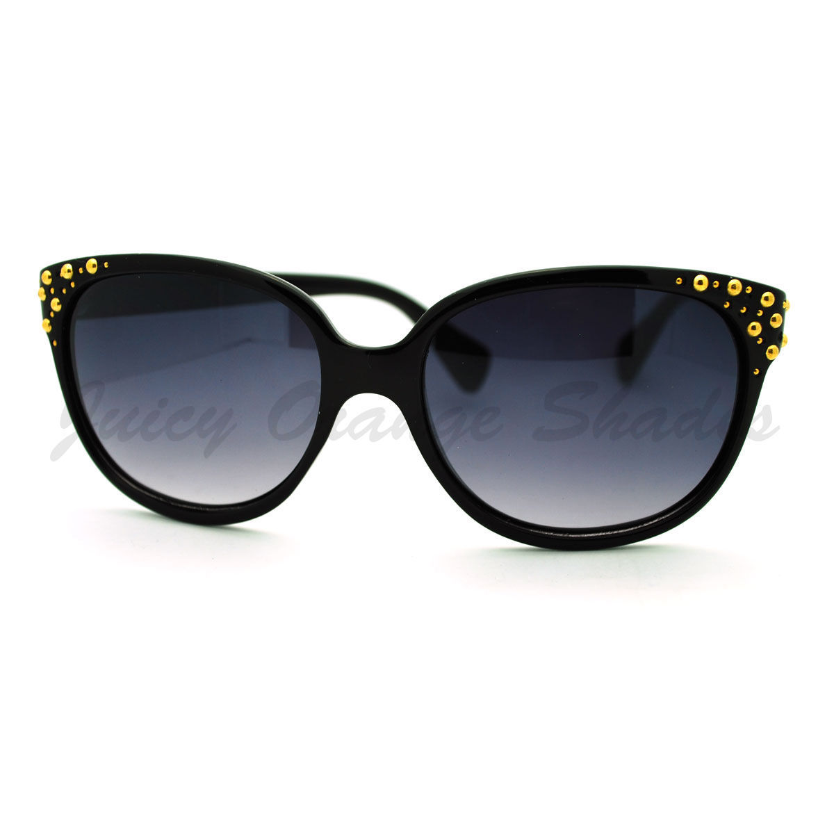 Designer Fashion Sunglasses Womens Elegant Studded Eyewear - $7.79