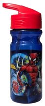 Marvel Spider-Man BPA Free Plastic Water Bottle with Holder &amp; Lid (550 m... - $14.84