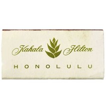 Kahala Hilton Honolulu Vintage Matches Hawaii Maile Restaurant Collectible E76m1 - £15.62 GBP