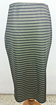 Apt 9 Womens Skirt Medium Striped Multicolor Tube Straight Career Elastic Waist - £8.03 GBP