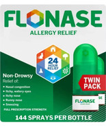 Flonase Allergy Relief Twin Pack 2 X 144 Metered Sprays exp- 03/2026+ - $465.69 MXN