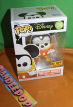 Walt Disney Funko Pop Hot Topic Exclusive Candy Corn Mickey Mouse 1398 Toy - £23.73 GBP