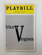 1994 Playbill Union Square Vita &amp; Virginia Vanessas Redgrave, Eileen Atkins VG - £11.18 GBP