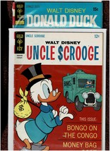 Gold KEY/ Walt Disneys #73 Uncle Scrooge -1968/ Donald Duck #146-1972 /VG -F - £9.38 GBP