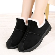 Ankle Boots Snow Boots Women Flats Winter Fashion Warm Winter Short Boots New Ar - £26.90 GBP
