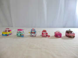 Shopkins Cutie Die Cast Cars Lot of 6 Moose Toys Multicolor - £10.91 GBP