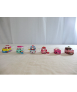 Shopkins Cutie Die Cast Cars Lot of 6 Moose Toys Multicolor - £10.92 GBP