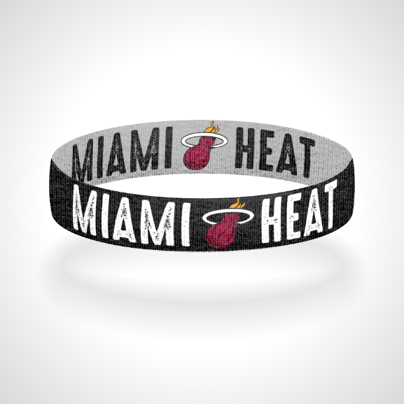 Reversible Miami Heat Bracelet Wristband #HeatIsOn White Hot Heat - $11.88+