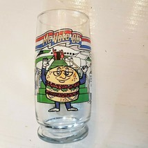 McDonalds McVote 1986 Election Glass Tumbler Collectors Series BIG MAC stacks up - £6.11 GBP