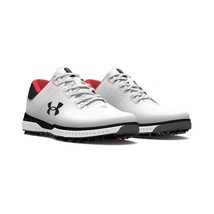 Under Armour UA Medal RST Men&#39;s Golf Cleats 3025381-100 White Orange Siz... - $149.99