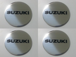 Suzuki 6 - Set of 4 Metal Stickers for Wheel Center Caps Logo Badges Rims  - $24.90+